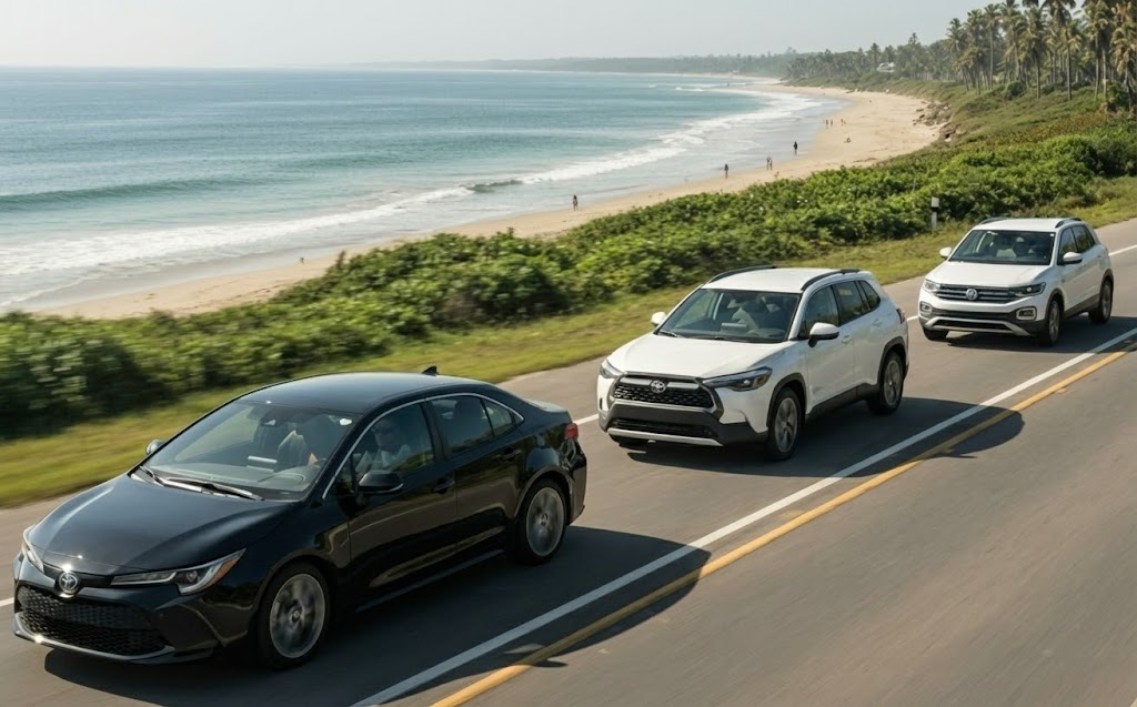 Frota RB Transfer - Veículos modernos e confortáveis para transporte entre São Paulo e Litoral Norte